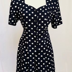 Vintage Summer Polka Dot Romper